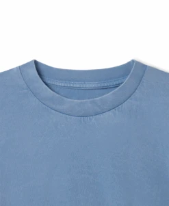 180 GSM 'Vintage Blue' T-Shirt(180 Gsm Vintage Blue T Shirt) -Cozy Wear World 180GSMVINTAGEBLUE4