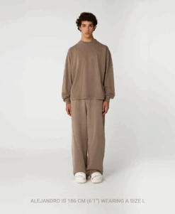 300 GSM 'Vintage Taupe' Longsleeve(300 Gsm Vintage Taupe Longsleeve) -Cozy Wear World 300GSMLONGSLEEVE1 075538f7 28b9 4655 91b3 d78f37bf741d