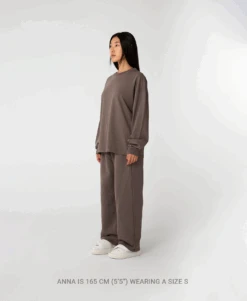 300 GSM 'Vintage Taupe' Longsleeve(300 Gsm Vintage Taupe Longsleeve) -Cozy Wear World 300GSMLONGSLEEVE4 2f495a45 38a9 4e85 8a7f b0dd459864f4