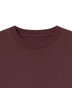 300 GSM 'Burgundy' T-Shirt(300 Gsm Burgundy T Shirt) -Cozy Wear World 300GSMTSHIRTBURGUNDY3
