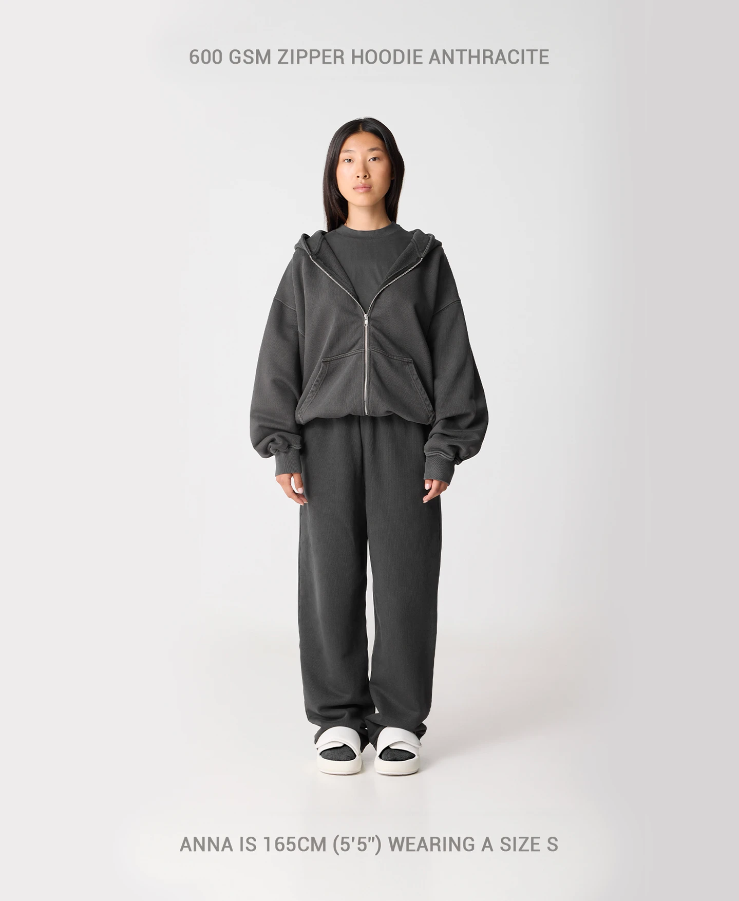 600 GSM 'Iron Gray' Zipper(600 Gsm Iron Gray Zipper) 9 600 GSM 'Iron Gray' Zipper(600 Gsm Iron Gray Zipper) - Image 7