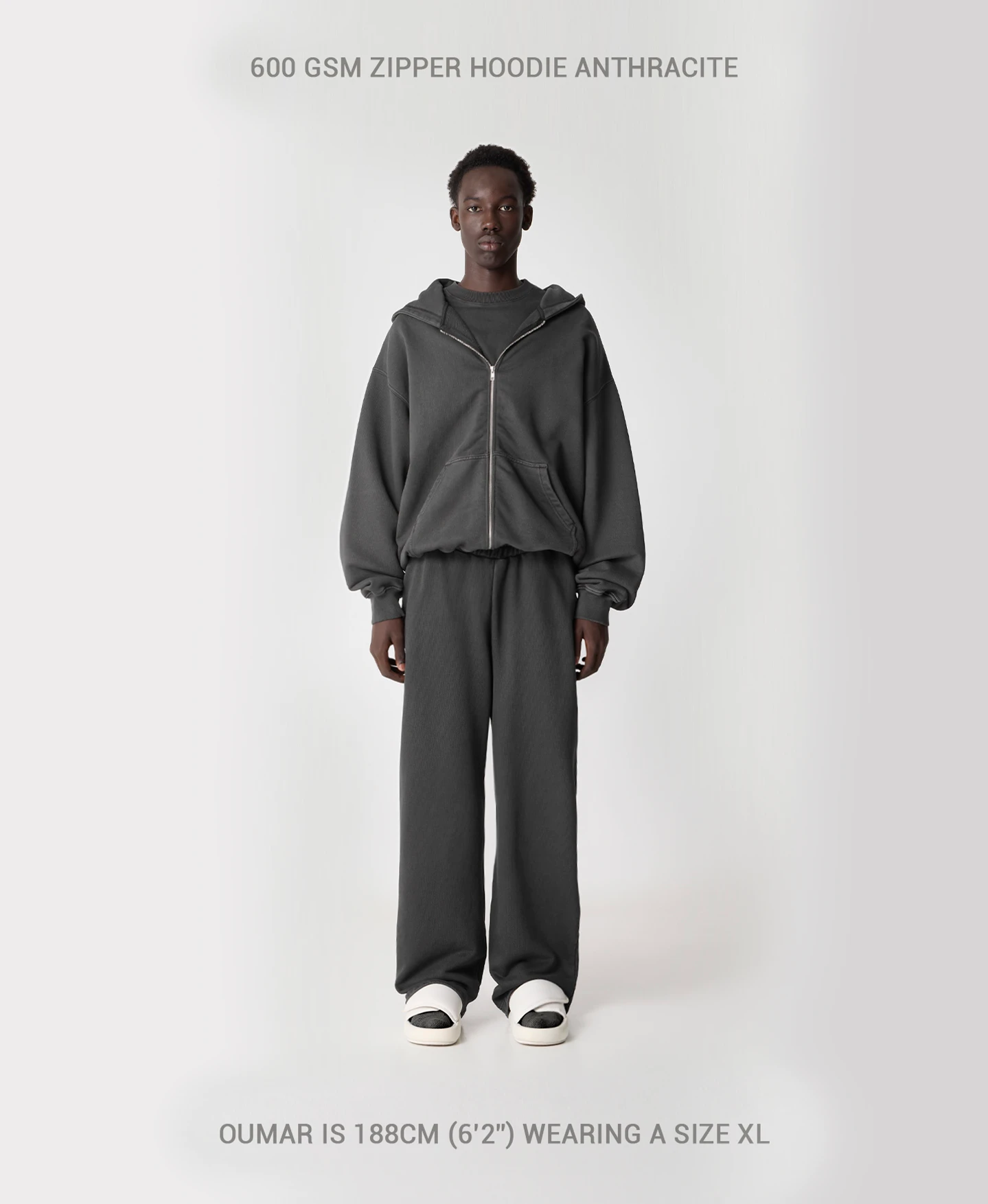 600 GSM 'Light Heather Gray' Zipper(600 Gsm Light Heather Gray Zipper) 7 600 GSM 'Light Heather Gray' Zipper(600 Gsm Light Heather Gray Zipper) - Image 5