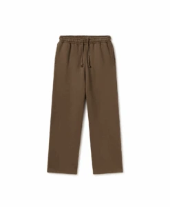 450 GSM 'Mocha Brown' Straight-leg Pants(450 Gsm Mocha Brown Straight Leg Pants)