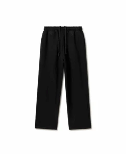 450 GSM 'Jet Black' Straight-leg Pants(450 Gsm Jet Black Straight Leg Pants)