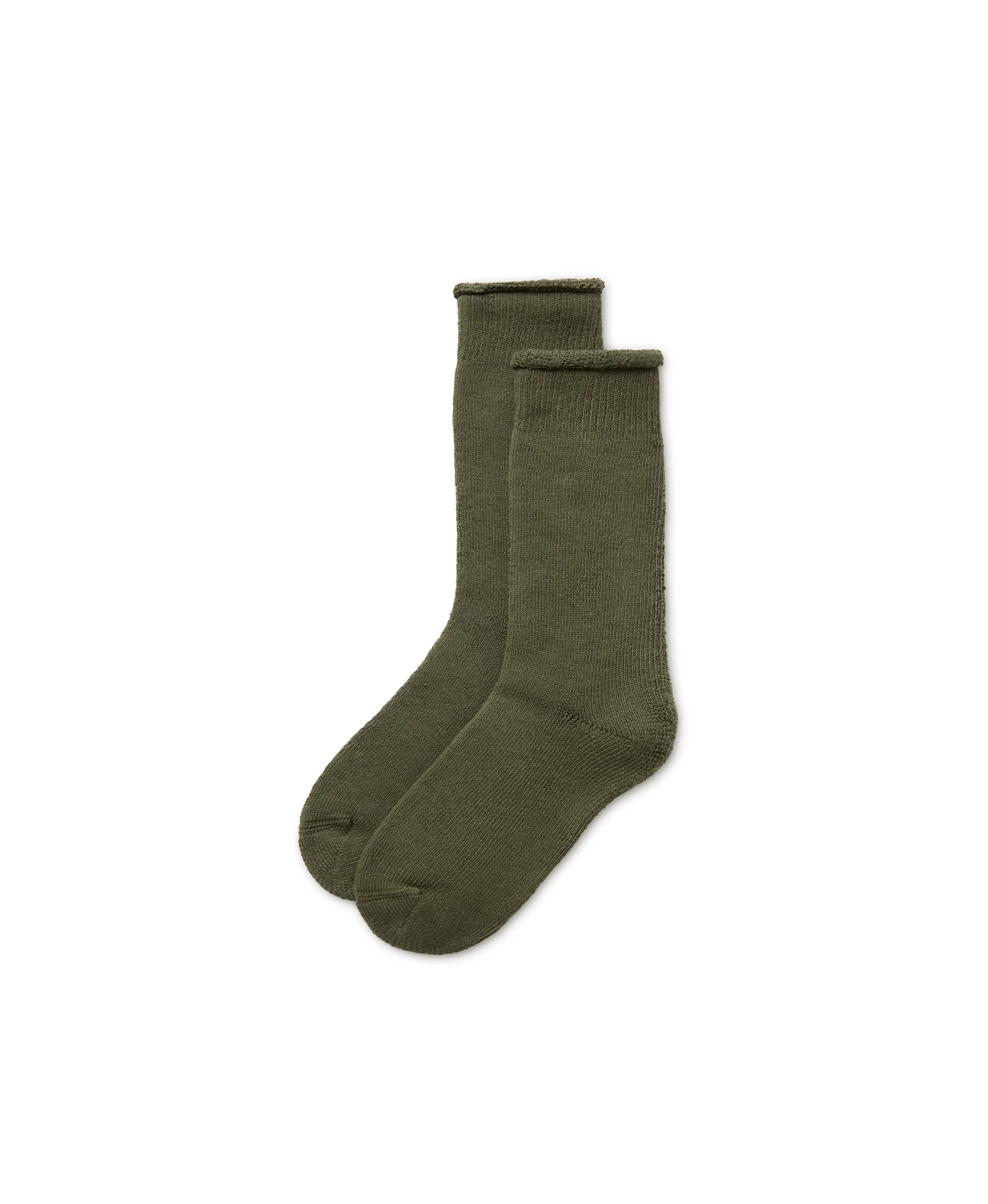 Boucle 'Olive' Socks(Boucle Army Olive Socks) 2 Boucle 'Olive' Socks(Boucle Army Olive Socks)