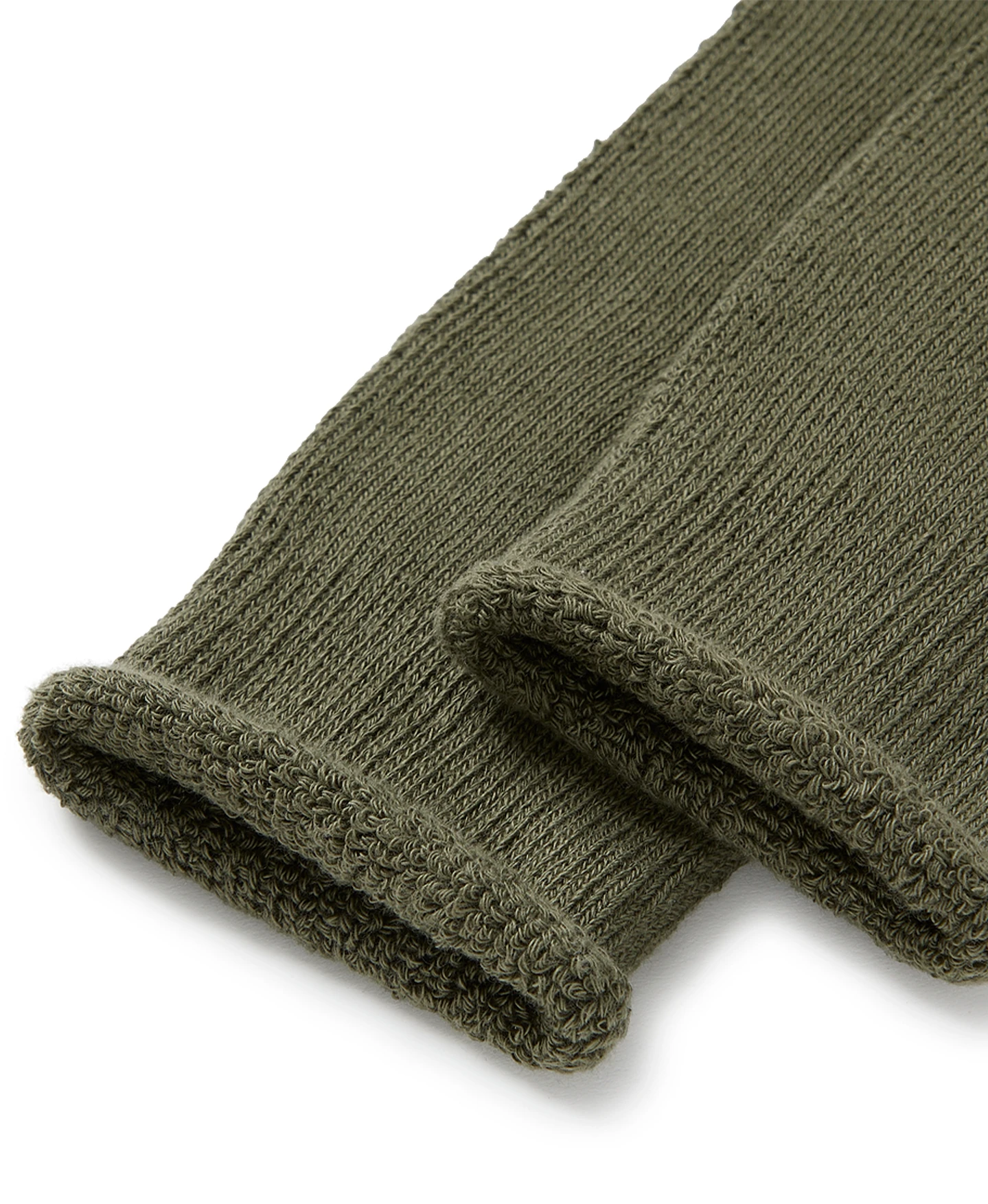 Boucle 'Olive' Socks(Boucle Army Olive Socks) 3 Boucle 'Olive' Socks(Boucle Army Olive Socks) - Image 2