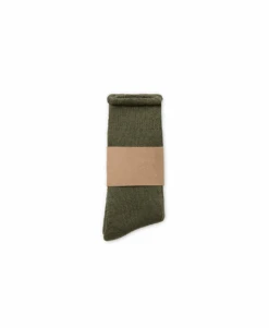 Boucle 'Olive' Socks(Boucle Army Olive Socks) 10 Boucle 'Olive' Socks(Boucle Army Olive Socks) -Cozy Wear World ARMY5
