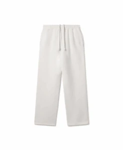 450 GSM 'Bone White' Straight-leg Pants(450 Gsm Bone White Straight Leg Pants)