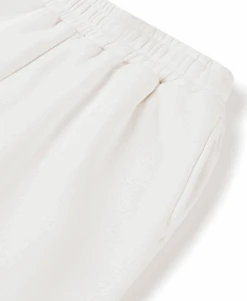450 GSM 'Bone White' Straight-leg Pants(450 Gsm Bone White Straight Leg Pants) -Cozy Wear World BONEWHITE450 3