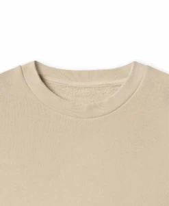 450 GSM 'Sand' Crewneck(450 Gsm Sand Crewneck) -Cozy Wear World C4501 3