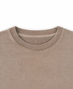 600 GSM 'Vintage Taupe' Crewneck(600 Gsm Vintage Taupe Crewneck) 13 600 GSM 'Vintage Taupe' Crewneck(600 Gsm Vintage Taupe Crewneck) -Cozy Wear World C60015 3