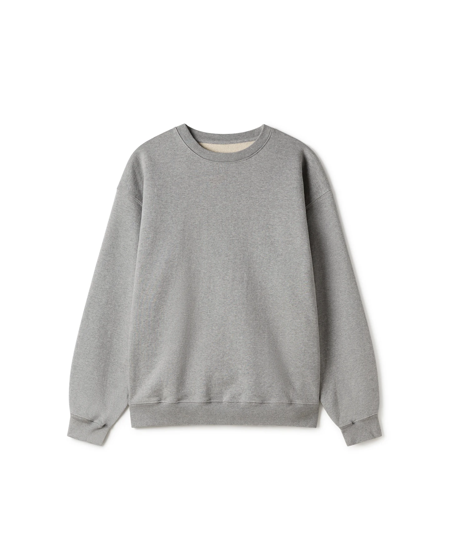 600 GSM 'Ash Gray' Crewneck(600 Gsm Ash Gray Crewneck)