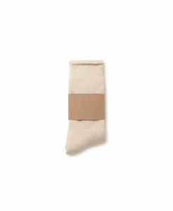 Boucle 'Cream' Socks(Boucle Cream Socks) -Cozy Wear World CREAM5