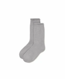 Boucle 'Heather Gray' Socks(Boucle Heather Gray Socks)