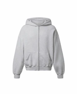 450 GSM ‘Light Heather Gray’ Zipper(450 Gsm Light Heather Gray Zipper)