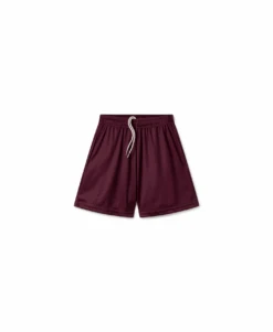 250 GSM 'Burgundy' Mesh Shorts(250 Gsm Burgundy Mesh Shorts)