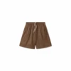 250 GSM 'Mocha Brown' Mesh Shorts(250 Gsm Mocha Brown Mesh Shorts) -Cozy Wear World MESHSHORTMARROFLUIX1