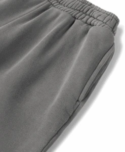 450 GSM 'Mud Gray' Straight-leg Pants(450 Gsm Mud Gray Straight Leg Pants) -Cozy Wear World MUDGRAYSTRAIGHT4503