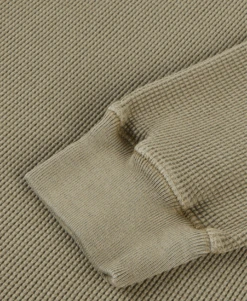 350 GSM 'Vintage Olive' Thermal Longsleeve(350 Gsm Vintage Olive Thermal Longsleeve) -Cozy Wear World OLIVE5