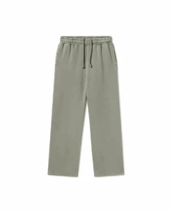 450 GSM 'Vintage Olive' Straight-leg Pants(450 Gsm Vintage Olive Straight Leg Pants)