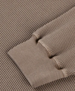 350 GSM 'Vintage Taupe' Thermal Longsleeve(350 Gsm Vintage Taupe Thermal Longsleeve) -Cozy Wear World TAUPE5