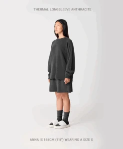 350 GSM 'Anthracite' Thermal Longsleeve(350 Gsm Anthracite Thermal Longsleeve) -Cozy Wear World THERMAL2 1e98bdff 5abb 4a87 a6ae 664537f4f752