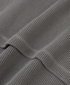 350 GSM 'Mud Gray' Thermal Longsleeve(350 Gsm Mud Gray Thermal Longsleeve) -Cozy Wear World THERMAL350GSMMUDGRAY 3