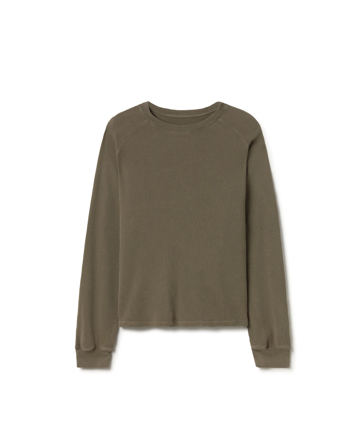 350 GSM 'Vintage Khaki' Thermal Longsleeve(350 Gsm Vintage Khaki Thermal Longsleeve)