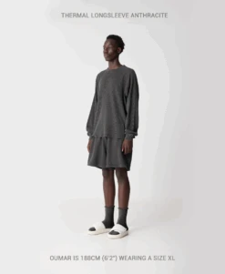 350 GSM 'Anthracite' Thermal Longsleeve(350 Gsm Anthracite Thermal Longsleeve) -Cozy Wear World THERMAL4 82d6816c 5bd5 4c0a b92d 44fd7a38c89d