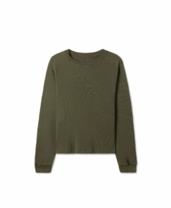 350 GSM 'Army Olive' Thermal Longsleeve(350 Gsm Army Olive Thermal Longsleeve)