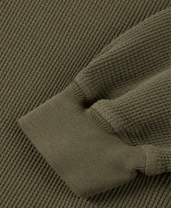 350 GSM 'Army Olive' Thermal Longsleeve(350 Gsm Army Olive Thermal Longsleeve) -Cozy Wear World THERMALARMY4