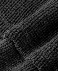 350 GSM 'Vintage Black' Thermal Longsleeve(350 Gsm Vintage Black Thermal Longsleeve) -Cozy Wear World THERMALVINTAGEBLACK3