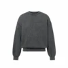 450 GSM 'Vintage Black' Crewneck(450 Gsm Vintage Black Crewneck 1) -Cozy Wear World VINTAGEBLACKCREWNECK450 1