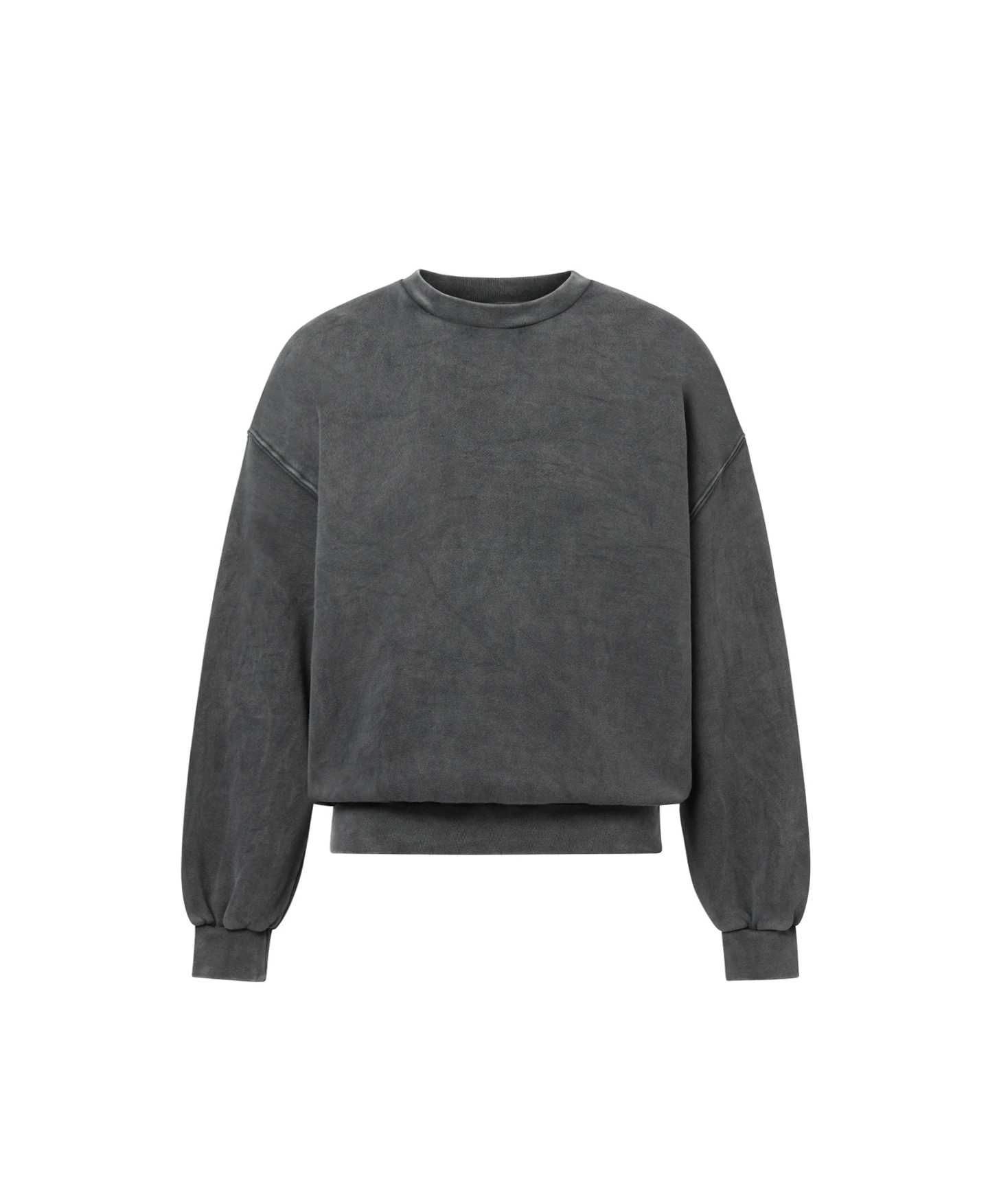 450 GSM 'Vintage Black' Crewneck(450 Gsm Vintage Black Crewneck 1)
