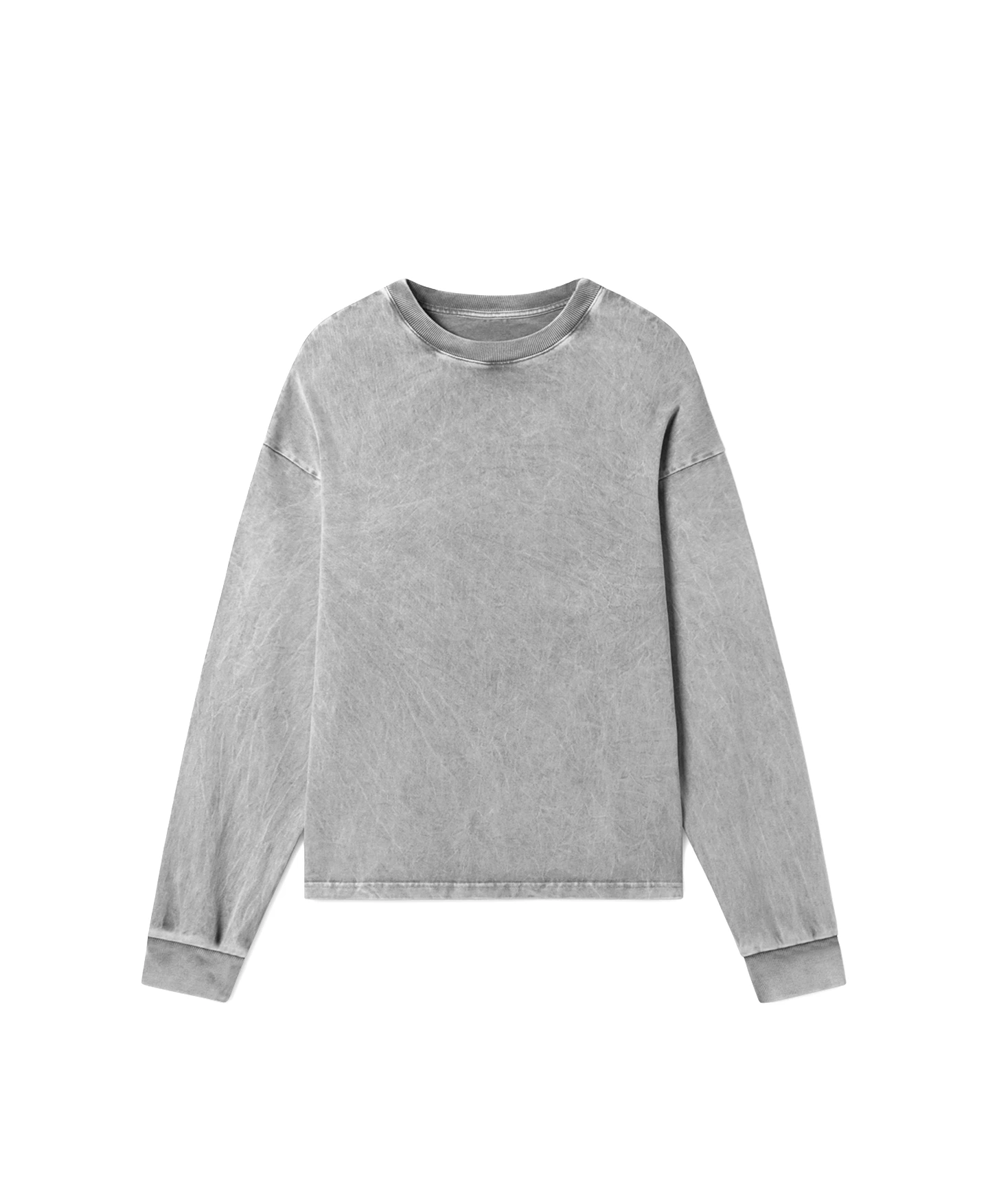 300 GSM 'Vintage Gray' Longsleeve(300 Gsm Vintage Gray Longsleeve)