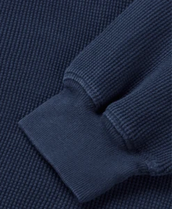 350 GSM 'Vintage Navy' Thermal Longsleeve(350 Gsm Vintage Navy Thermal Longsleeve) -Cozy Wear World VINTAGENAVYTHERMAL3504