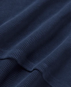 350 GSM 'Vintage Navy' Thermal Longsleeve(350 Gsm Vintage Navy Thermal Longsleeve) -Cozy Wear World VINTAGENAVYTHERMAL3505