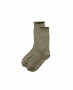Boucle 'Vintage Olive' Socks(Boucle Vintage Olive Socks)