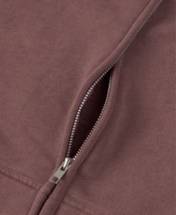 450 GSM 'Burgundy' Zipper(450 Gsm Burgundy Zipper) -Cozy Wear World ZIPPER450BURGUNDY4