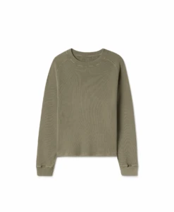 350 GSM 'Vintage Olive' Thermal Longsleeve(350 Gsm Vintage Olive Thermal Longsleeve)